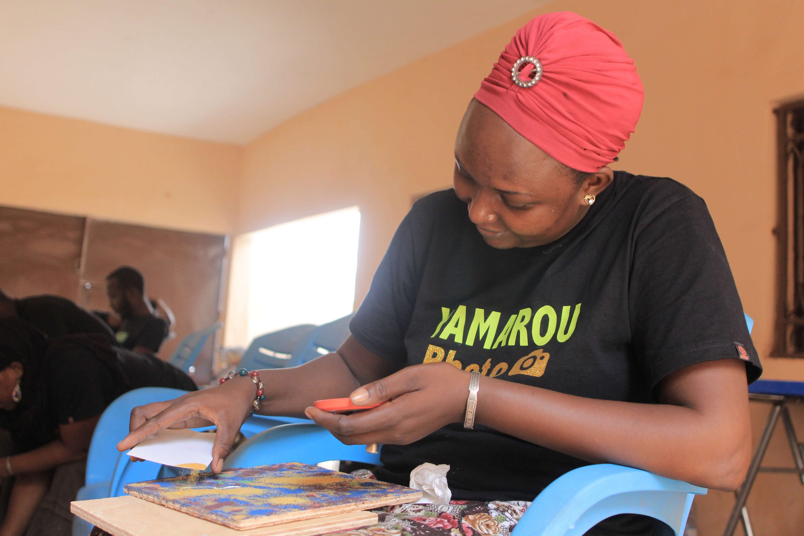 %name Karanga N°1 : Thème : « la technique de Jaa bari, quel apport pour la création photographique ? »